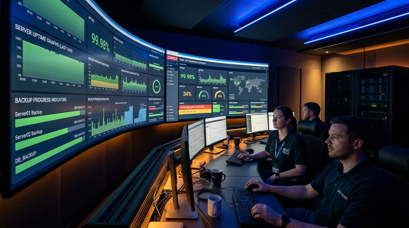 Monitoramento NOC e Backup 24/7